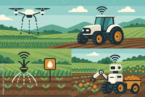 Innovative agricultural technology enhances crop management and precision farming