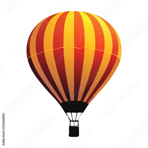 hot air balloon vector illustration