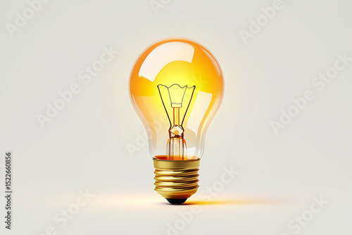 yellow light bulb
