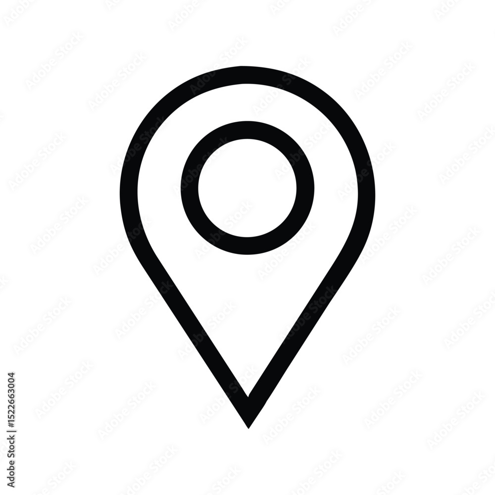 vector map pointer icon vector map pointer icon
