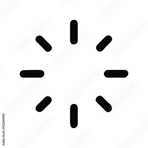 Dynamic Loading Screen Icon Vector for App UI and Tech Design Art