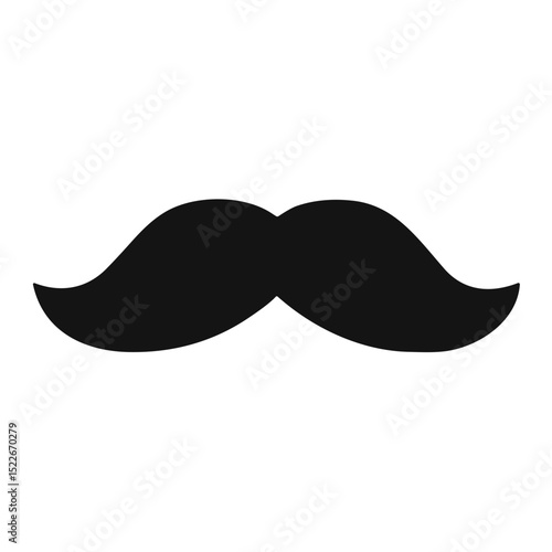 black mustache icon