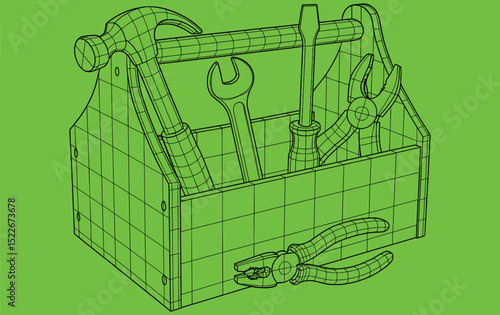 Wireframe Toolkits and Workshop Equipment