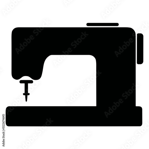 Sew machine silhouette