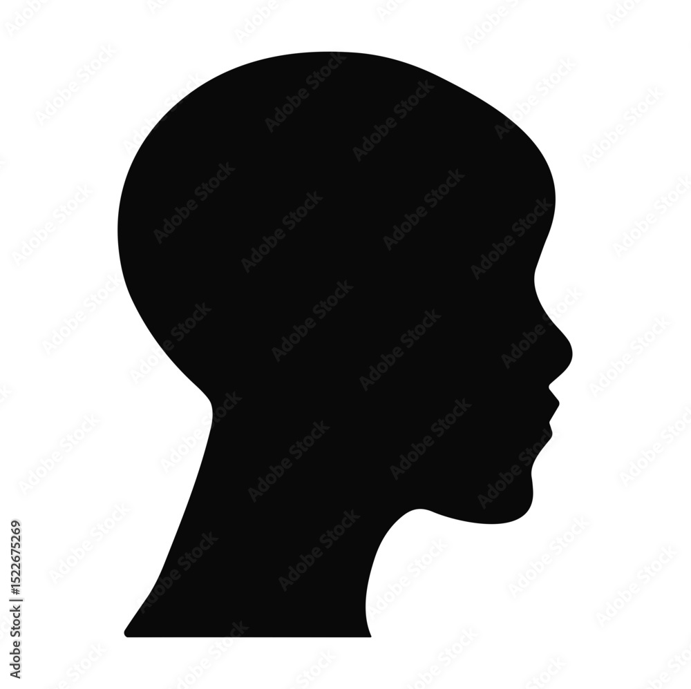 Woman avatar silhouette Woman avatar silhouette