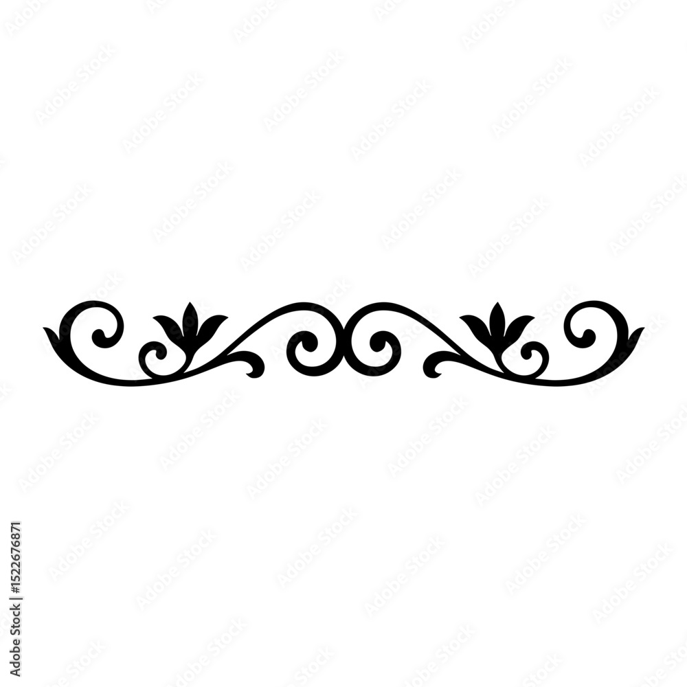 Fototapeta premium Vector Scrollwork Element