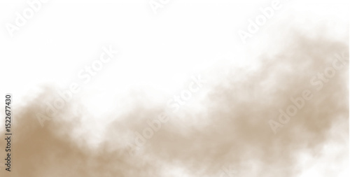 natural sand, dust, and dirtied texture with smoke and explosion effects. This transparent PNG design features a vector background and an isolated overlay, perfect for sandstorm concepts in PNG format