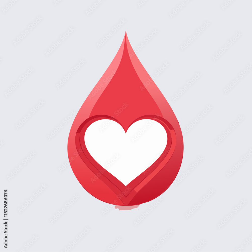 Obraz premium Blood Donation A Heartfelt Symbol of Giving and Compassion