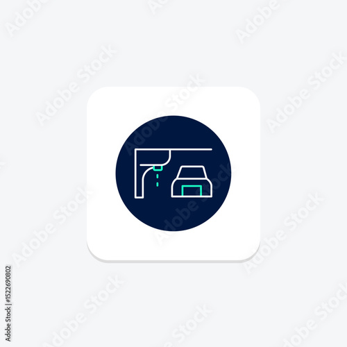 Paint Booth, vector, pixel perfect, illustrator file
