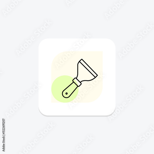 Paint Scraper, vector, pixel perfect, illustrator file