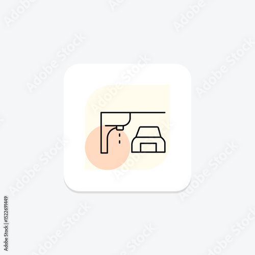 Paint Booth, vector, pixel perfect, illustrator file