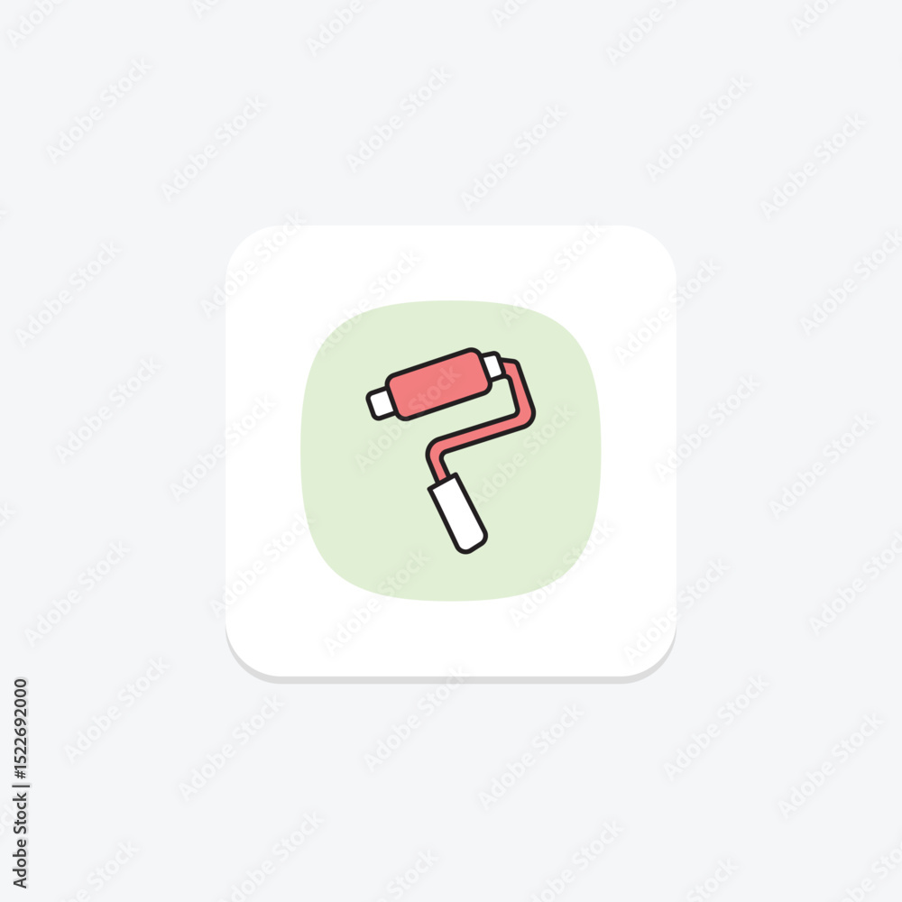 Roller Cover, vector, pixel perfect, illustrator file Roller Cover, vector, pixel perfect, illustrator file
