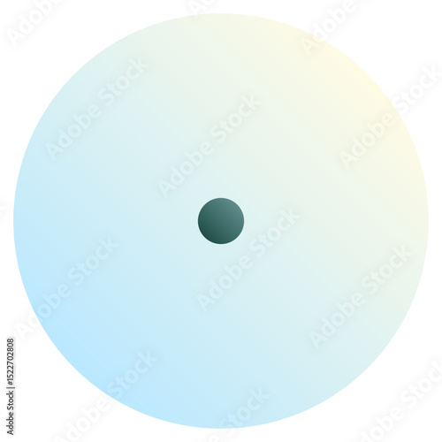 Monad. Editable vector icon, coloured.