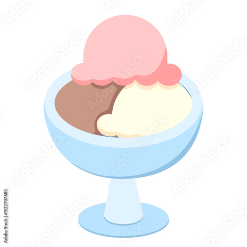 ice cream in a bowl