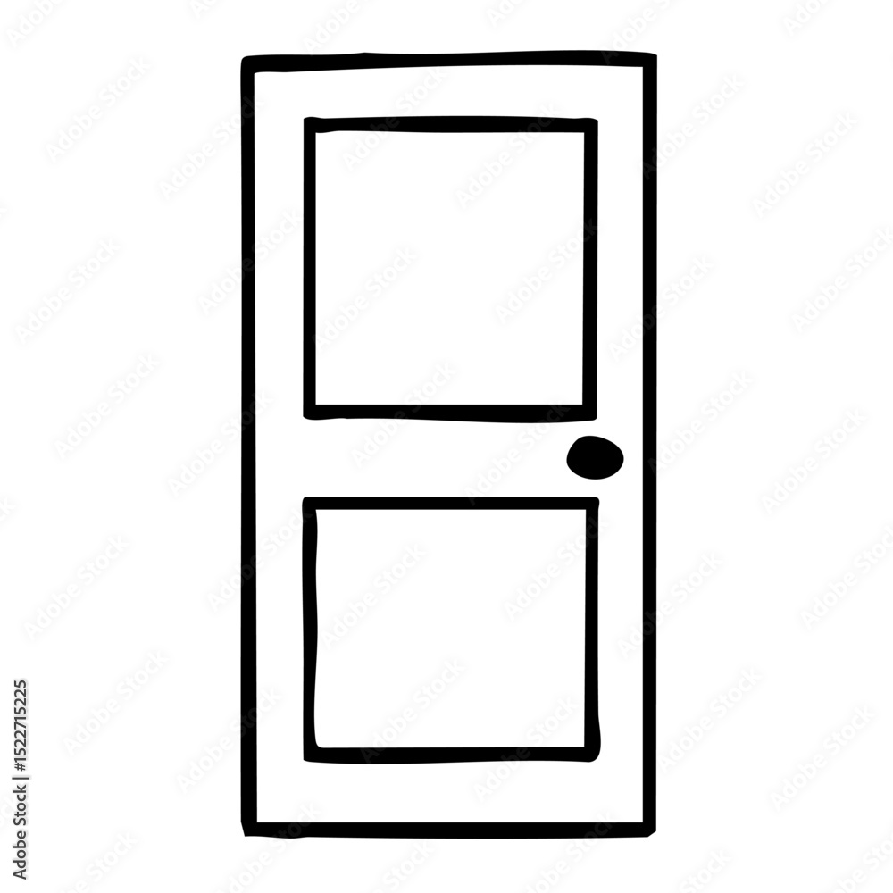 ドア 線画 手書き ドア 線画 手書き