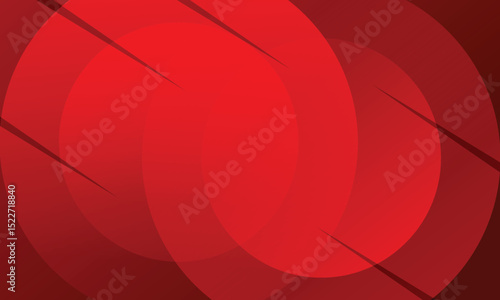 Red gradient abstract background. Circle shapes composition Space. suitable for background, landing page, wallpaper, home screen, theme. vector eps 10