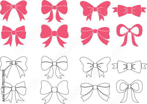 pink bow, pink ribbon, pink bow vector, pink bow graphic, pink bow illustration, pink bow silhouette, pink bow pattern, pink bow design, pink bow clip art, pink bow icon
