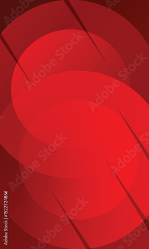 Red gradient abstract background. Circle shapes composition Space. suitable for background, landing page, wallpaper, home screen, theme. vector eps 10