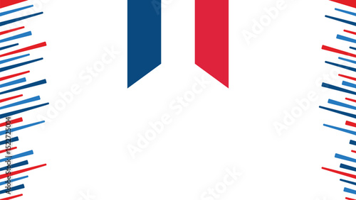 bastille day background copy space area