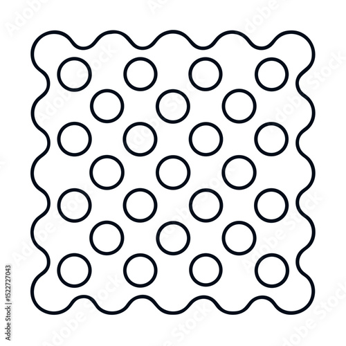 Bubble wrap texture for housewarming party. Stylish bubble wrap pattern design for moving day announcement.  Bubble wrap graphic is perfect for new home greeting cards or housewarming invitations.
