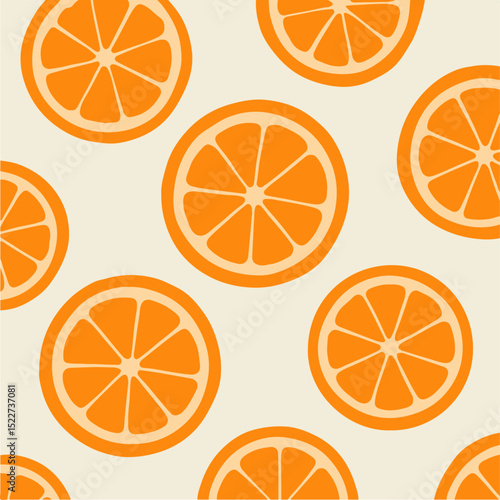 orange patten, vector illustration