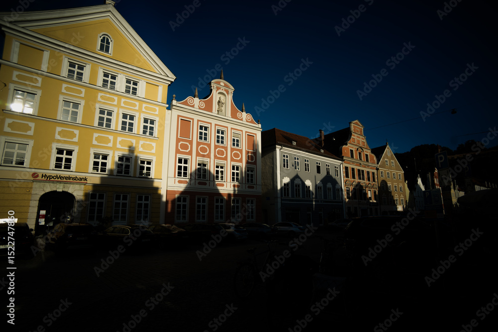 Fototapeta premium Nightview in Landshut
