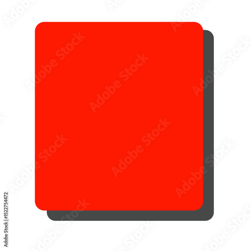 Free Download A glossy, blank red square button vector icon for web design or business technology illustrations - GFXLoad