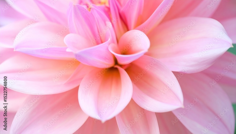 Dahlia closeup Soft, pink petals form a spiral. Gentle hues, delicate texture. Serene beauty Dahlia closeup Soft, pink petals form a spiral. Gentle hues, delicate texture. Serene beauty