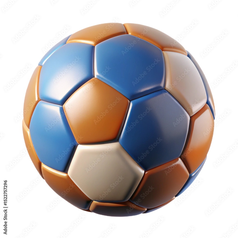 Fototapeta premium soccer ball isolated on white