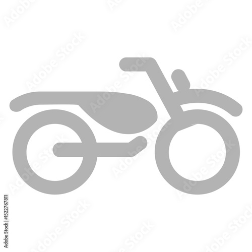 Motorcycle Icon symbol shadow_2