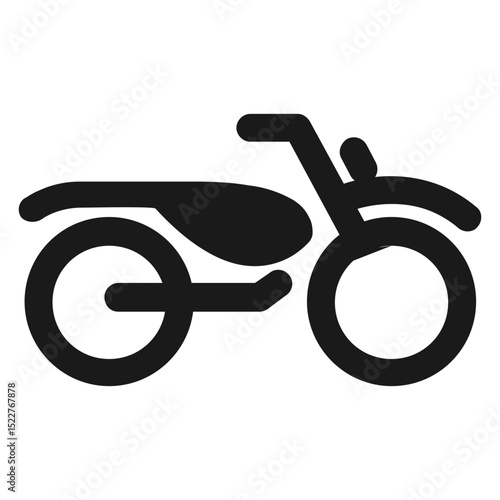 Motorcycle Icon symbol black_2