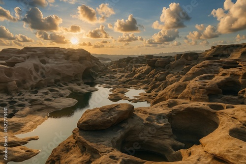 Sunset at the Stone Canyon