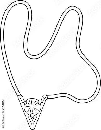 women's necklace coloring page