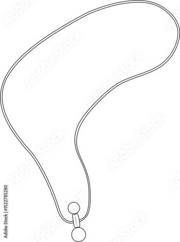 women's necklace coloring page