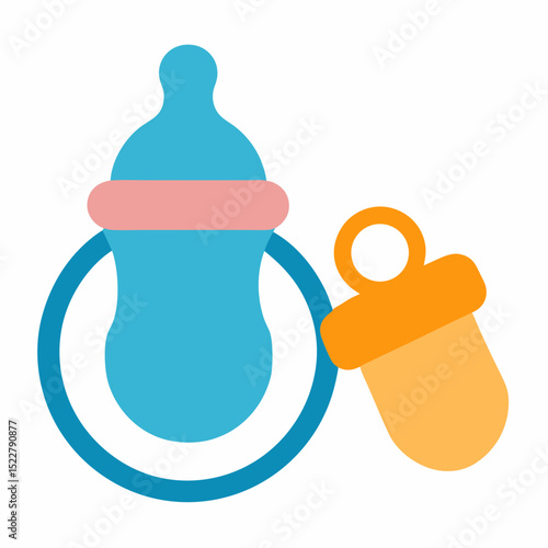 baby bottle and pacifier