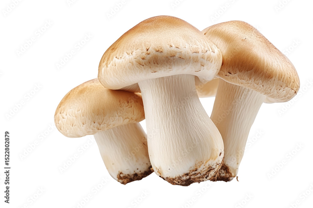 champignon mushrooms isolated on white background, with clipping path. PNG champignon mushrooms isolated on white background, with clipping path. PNG