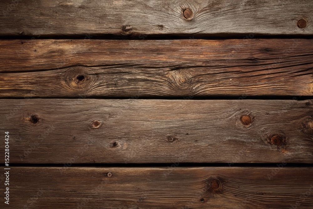 Obraz premium Rustic Brown Wooden Planks Texture Background Natural Dark Wood Grain Weathered Timber Surface Old Wooden Panel Detailed Brown Wood Background Image Perfect for Design Projects High Resolution Wooden 