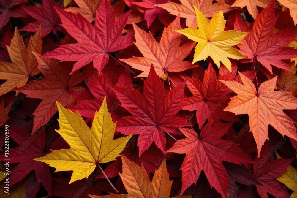 Rustic pile of autumn maple leaves, richly colored , brown, foliage, seasonal Rustic pile of autumn maple leaves, richly colored , brown, foliage, seasonal
