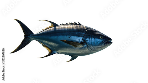 Wallpaper Mural Bluefin tuna swimming gracefully in clear water environment   Torontodigital.ca