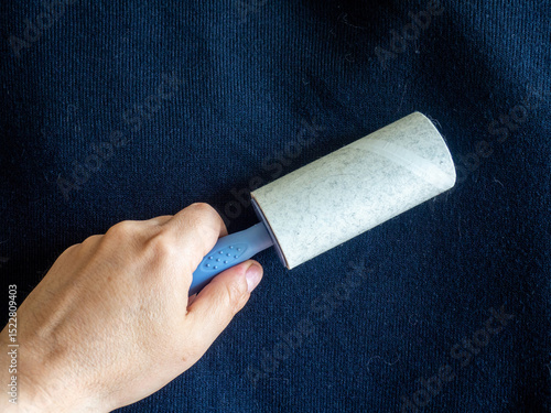 Foto Clothes cleaning from pet hair, dust and debris