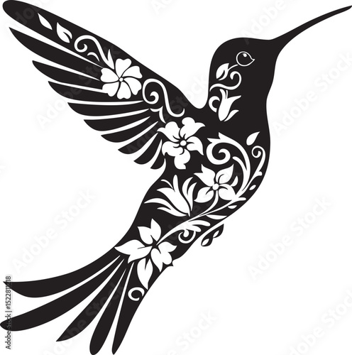 bird, vector, silhouette, animal, wing, flying, eagle, tattoo, illustration, nature, black, fly, wings, feather, hummingbird, design, symbol, art, beak, wildlife, crow, wild, dove, flight, freedom
