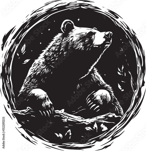 animal, sketch, mammal, vector, drawing, cat, illustration, nature, pet, fur, wildlife, black, hand drawn, wild, head, cute, dog, isolated, bear, white, shaggy, art, tail, kitten, predator
