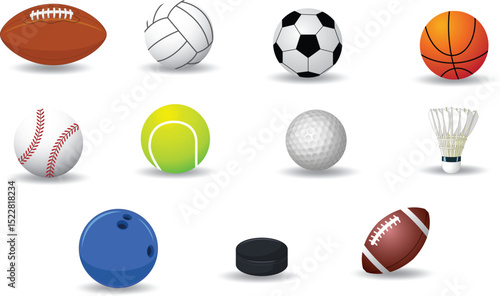 Sport balls collection.