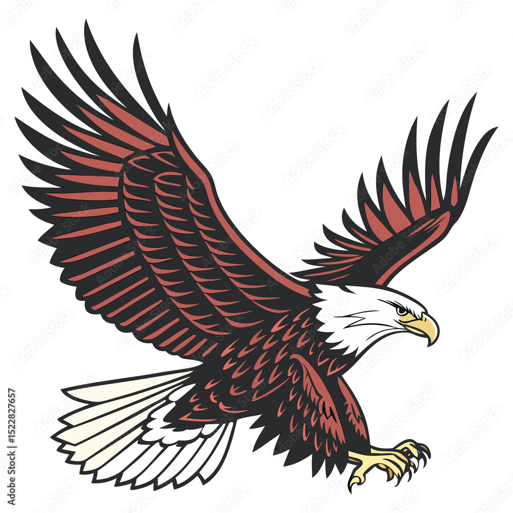 Obraz premium the eagle vector