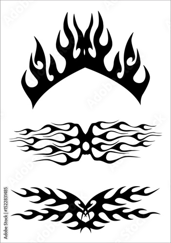 tribal fire vector design 