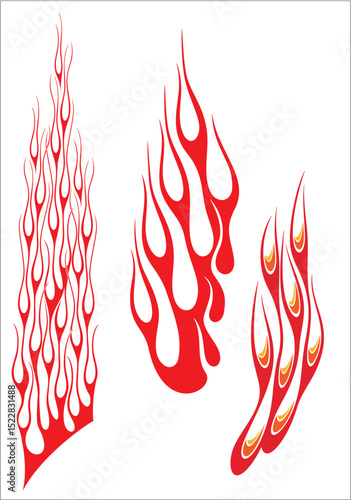 tribal fire vector design 