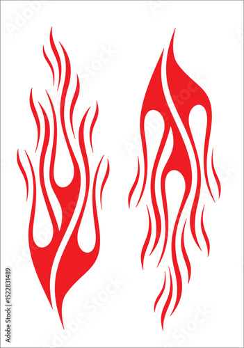 tribal fire vector design 