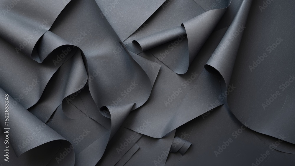 Obraz premium Abstract Dark Gray Luxury Paper Background Texture with Empty Space for Text