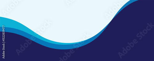abstract blue wave background