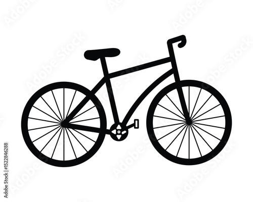 Bicycle icon bike vector symbol, Modern and editable bicycle icon.